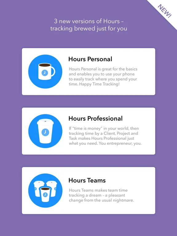 Ảnh chụp màn hình của Hours Time Tracking iPad 