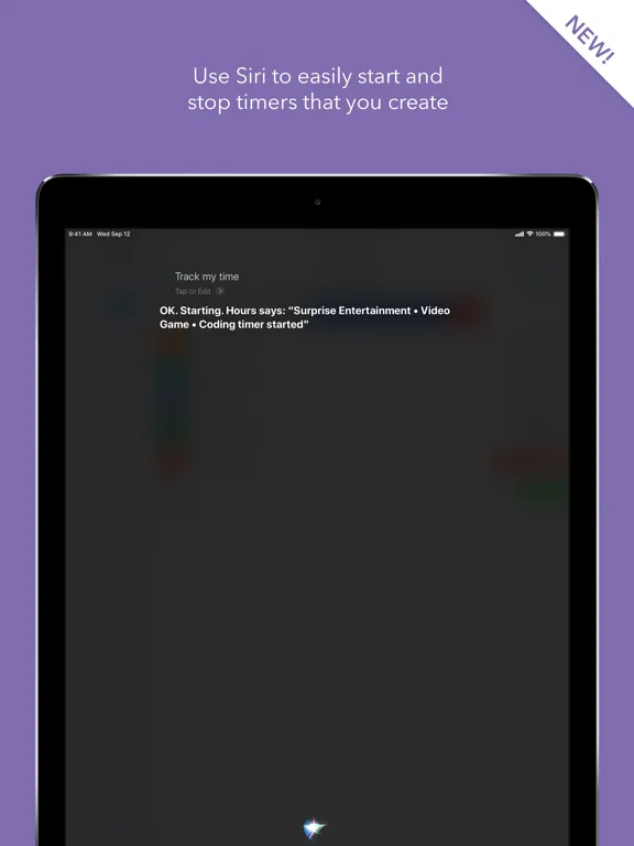 Ảnh chụp màn hình của Hours Time Tracking iPad 