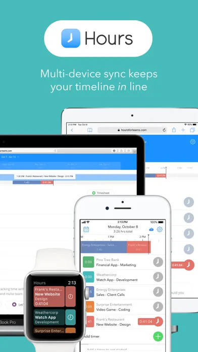 Ảnh chụp màn hình của Hours Time Tracking