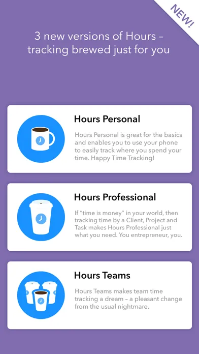 Ảnh chụp màn hình của Hours Time Tracking