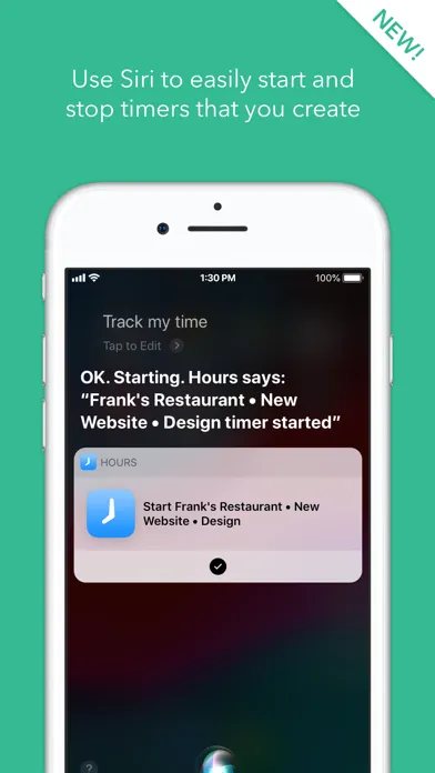 Ảnh chụp màn hình của Hours Time Tracking
