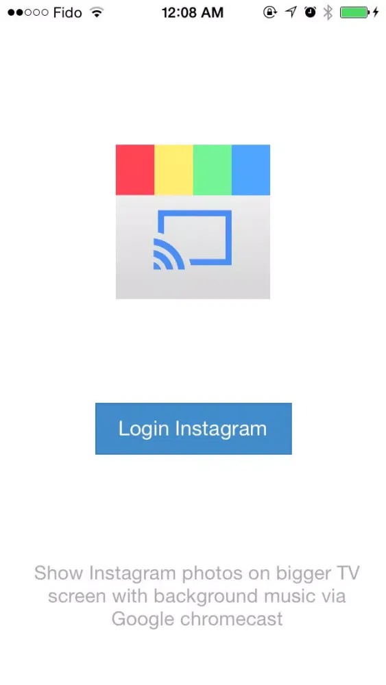 Tangkapan skrin InstantCast - Show Instagram photos on TV screen with background music via Chromecast