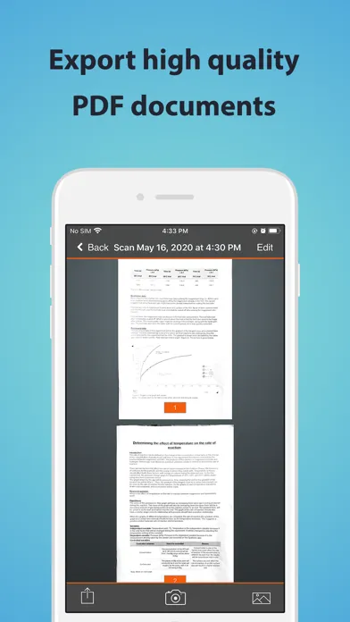 Tangkapan skrin TopScanner : PDF Scanner App