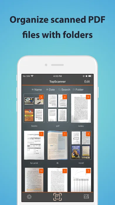 Tangkapan skrin TopScanner : PDF Scanner App