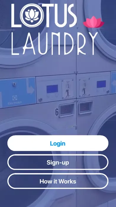 Capturas de tela do Lotus Laundry Service