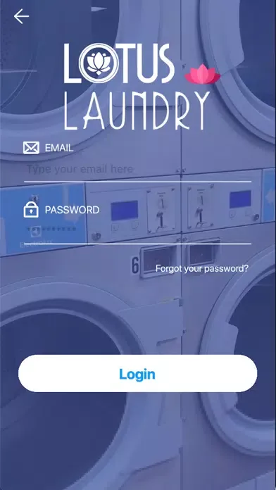 Capturas de tela do Lotus Laundry Service