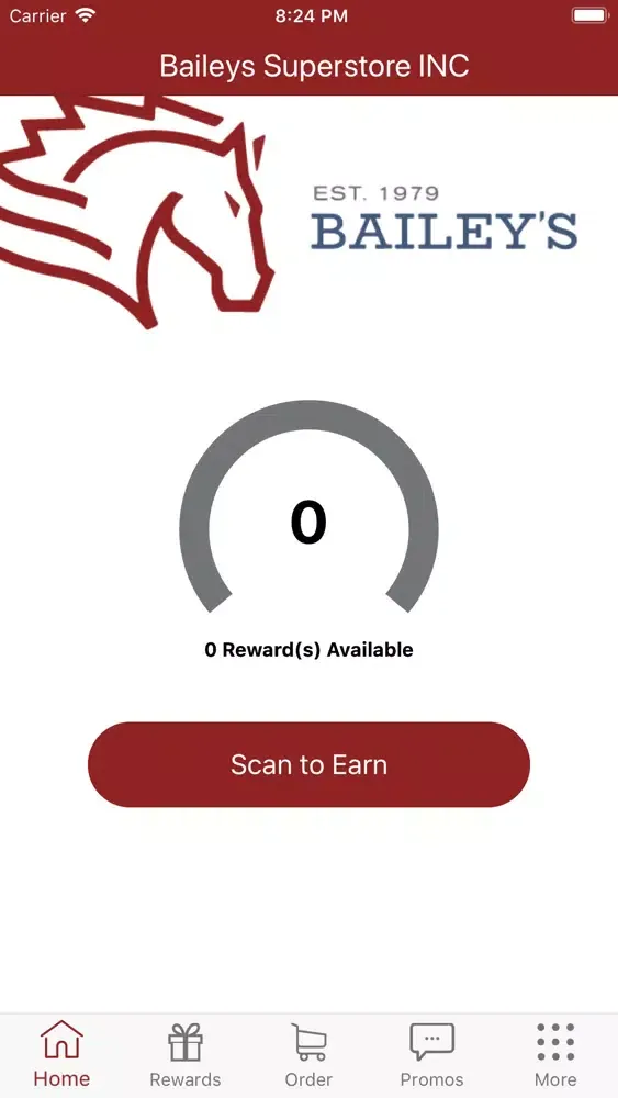 Capturas de tela do Baileys Superstore Rewards