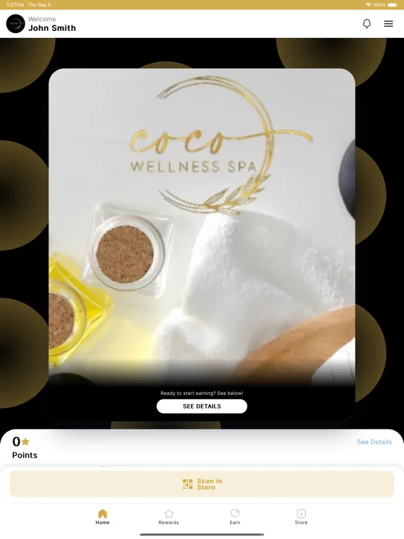 Coco Wellness Spa iPad  Screenshots