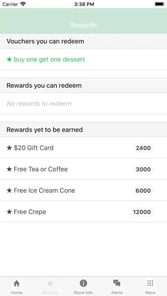 Capturas de pantalla de Crepes and Coffee Rewards