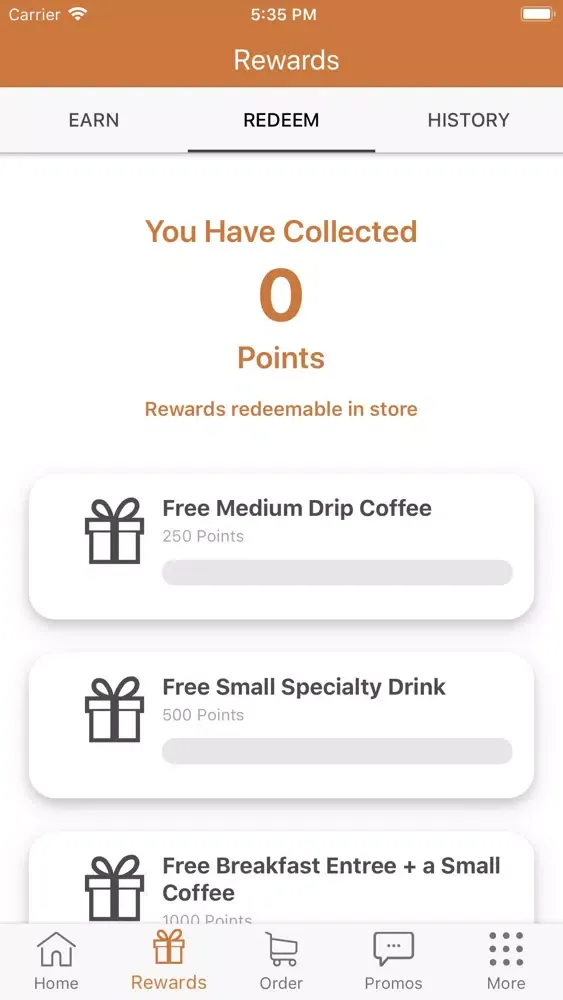Ảnh chụp màn hình của Crickets Coffee Company