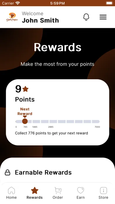 Capturas de pantalla de Dali Crepes Rewards