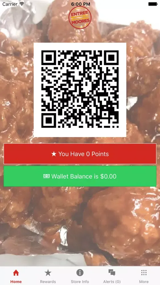 Capturas de tela do Entree Moores Rewards