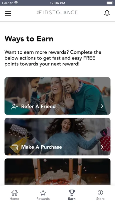 First Glance Rewards Screenshots