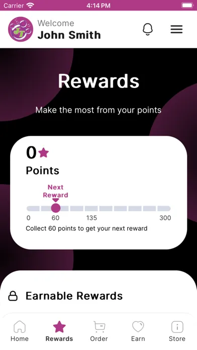 JT Boba House Rewards Screenshots