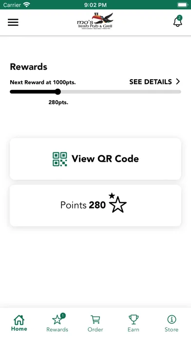 Mos Irish Pub Rewards سکرین شاٹس