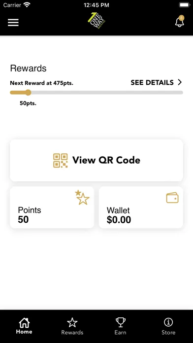 Captures d'écran de One Way Brewing Rewards
