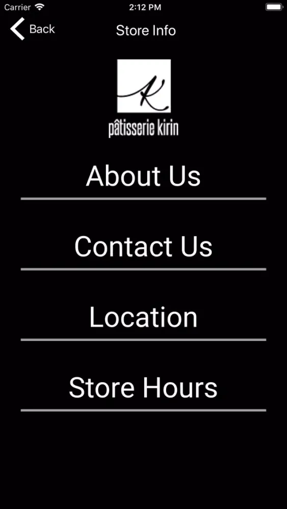 Patisserie Kirin Rewards应用截图