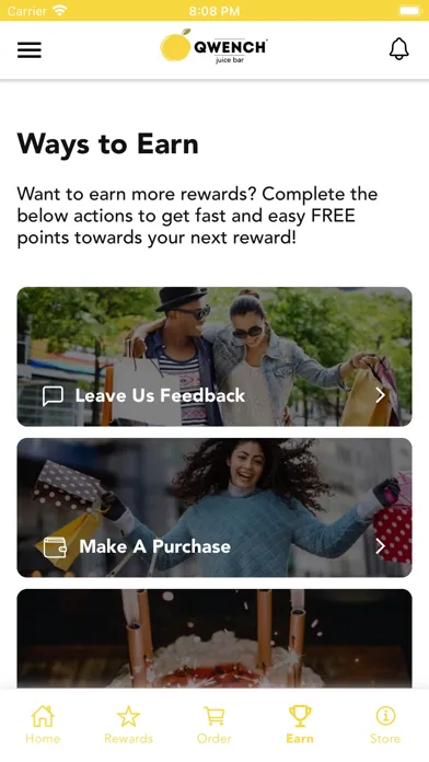 Qwench Juice Bar Canada Screenshots