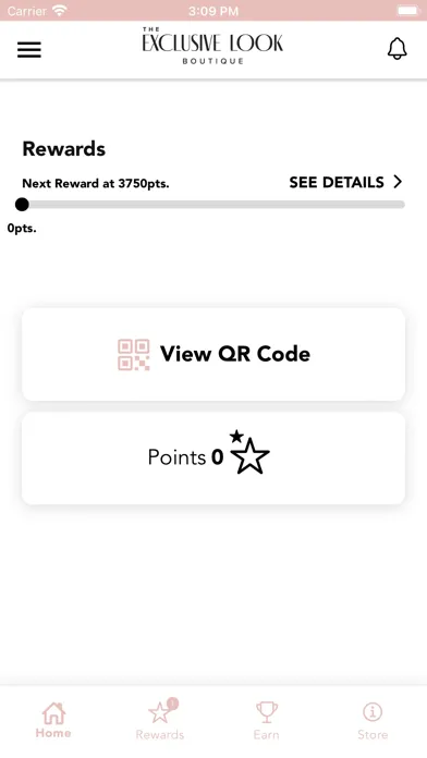 TEL Rewards Screenshots