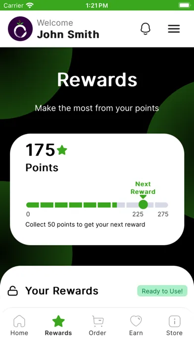 Captures d'écran de Vibe Foods Rewards