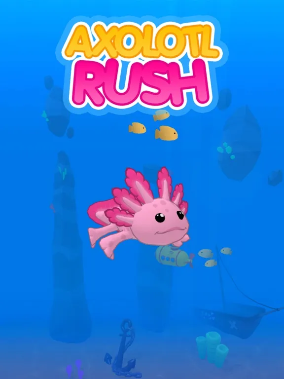 Axolotl Rush iPad  स्क्रीनशॉट