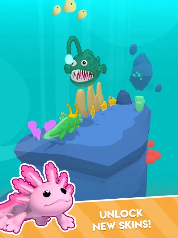 Axolotl Rush iPad  स्क्रीनशॉट