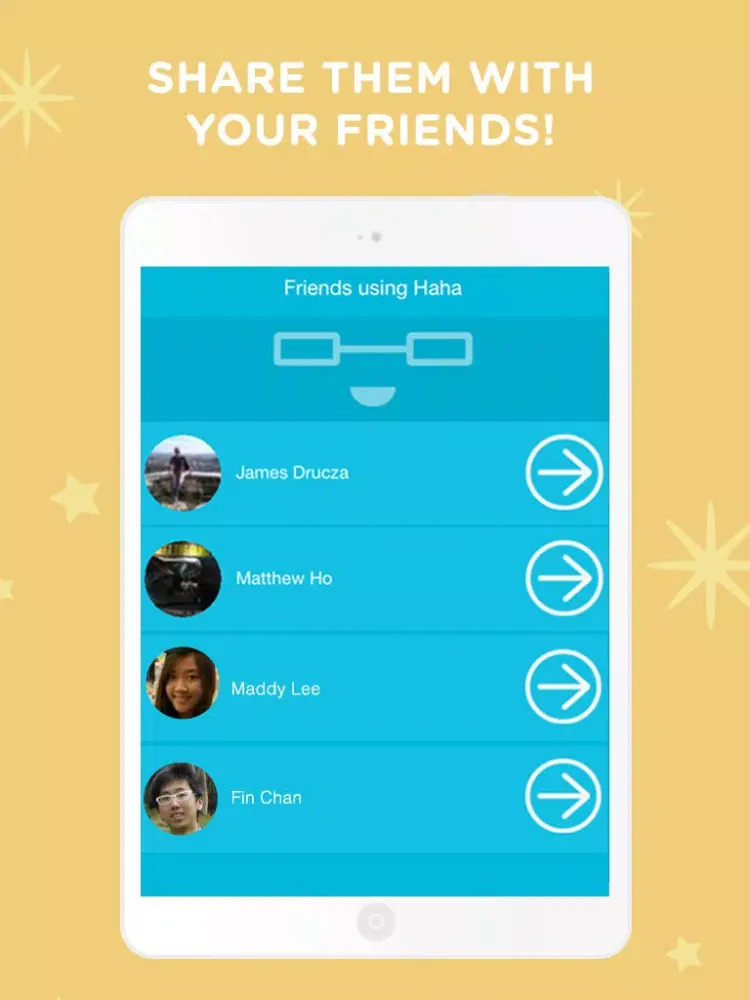 Скриншоты Haha - send infectious laughter to your friends iPad 