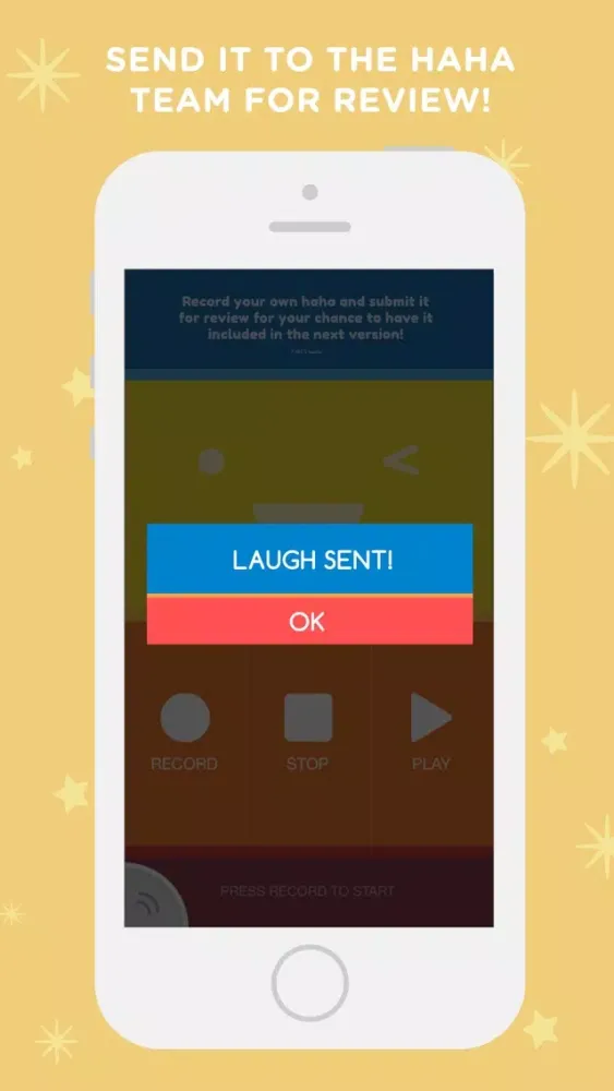 Скриншоты Haha - send infectious laughter to your friends