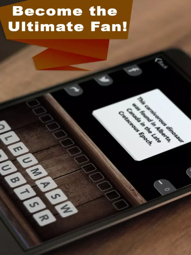 Capturas de pantalla de Best Dinosaur Quiz iPad 