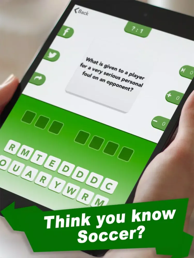 تصاویر Best Soccer Quiz iPad 