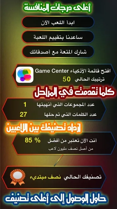 Zrzuty ekranu كلمة في اربع صور