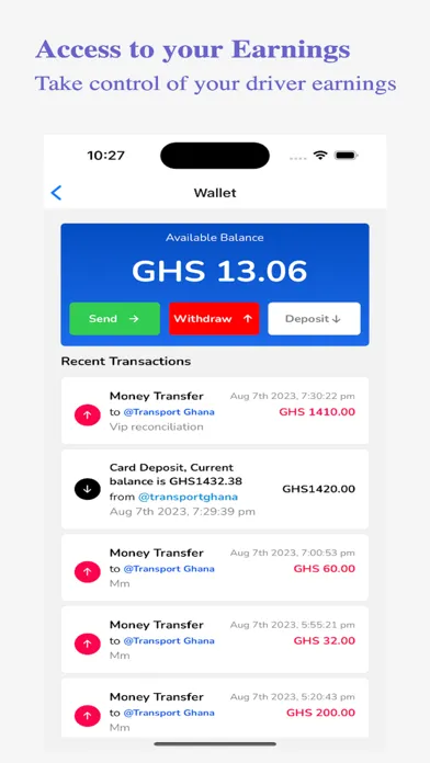 GoDriver Ghana স্ক্রিনশট