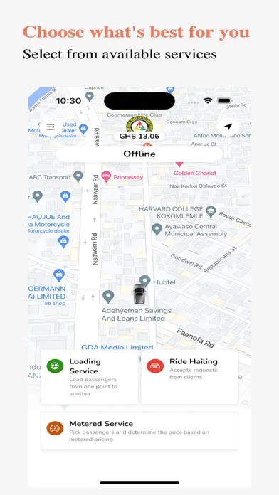 GoDriver Ghana স্ক্রিনশট