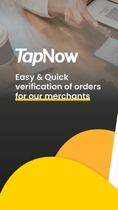 Captures d'écran de TapNow Merchant