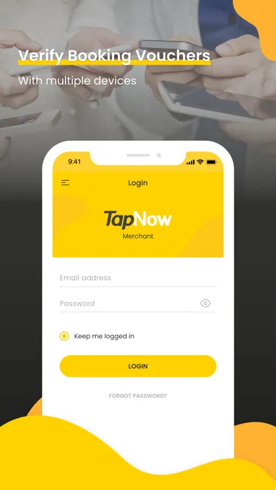 Captures d'écran de TapNow Merchant