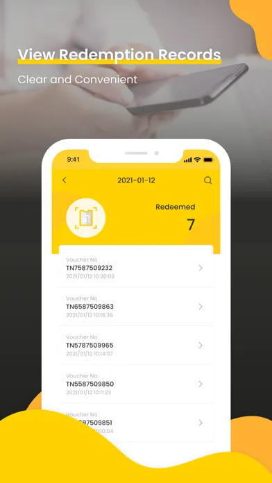 Captures d'écran de TapNow Merchant