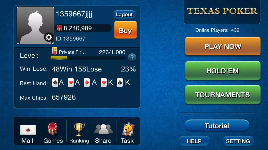 Texas Hold'Em Poker Live應用截圖