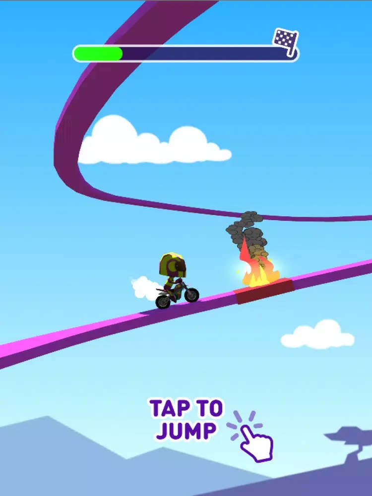ภาพหน้าจอของ Moto Circus iPad 