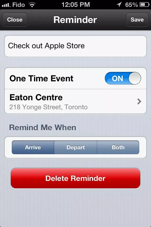 Geo-Reminders Lite ~ A Location-based Reminders App Screenshots