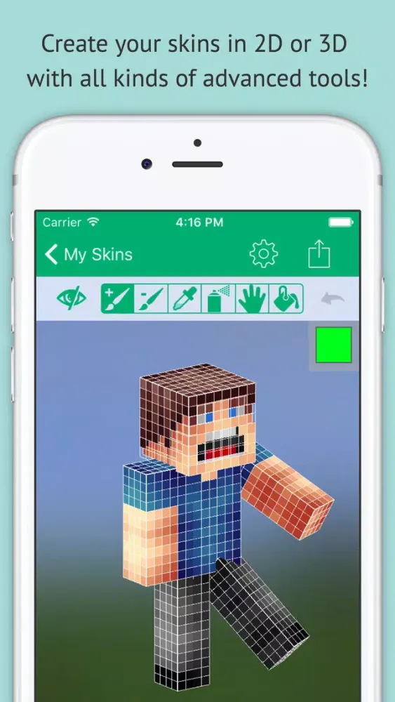 Skin Editor: Minecraft Creator Edition Screenshots