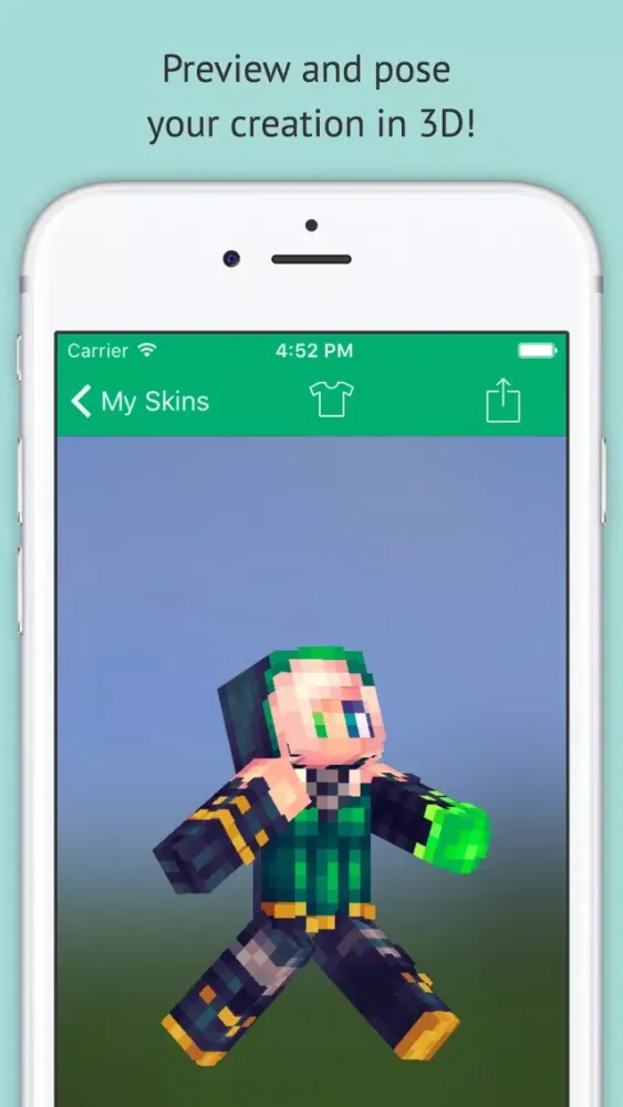 Skin Editor: Minecraft Creator Edition Screenshots