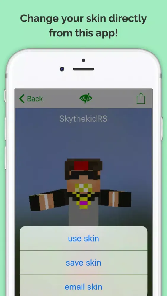 Capturas de tela do Skin Stealer: Minecraft Edition