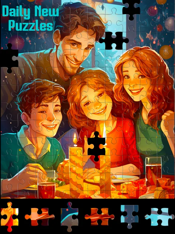Captures d'écran de Christmas Jigsaw Puzzles Games iPad 