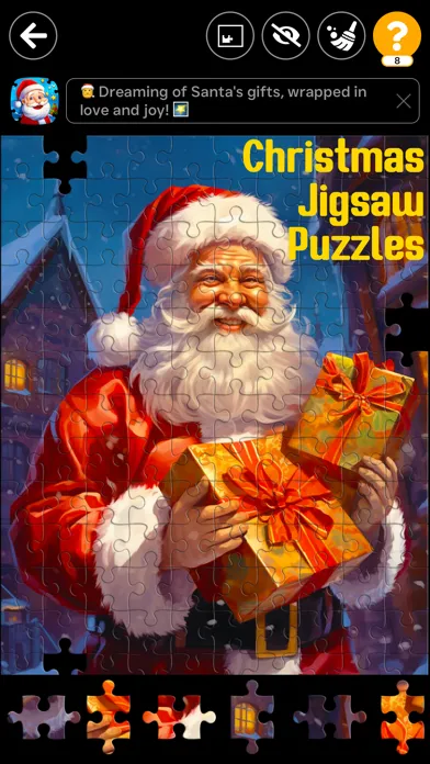 Captures d'écran de Christmas Jigsaw Puzzles Games