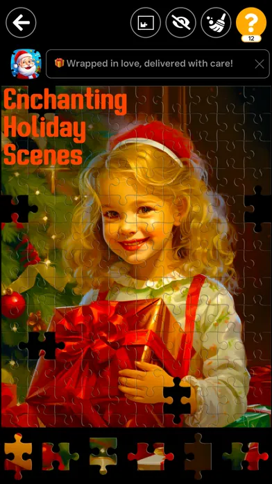 Captures d'écran de Christmas Jigsaw Puzzles Games