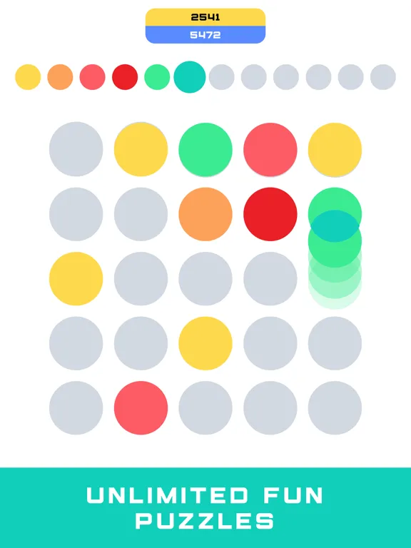 Ảnh chụp màn hình của Color Fuse: Connect the Dots iPad 