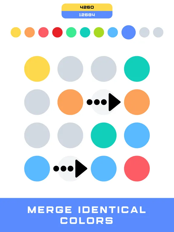 Ảnh chụp màn hình của Color Fuse: Connect the Dots iPad 