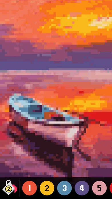 Screenshot di Pixel Gallery: Coloring Book