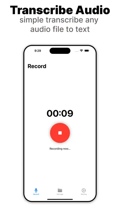 Ảnh chụp màn hình của Speech to Text Transcriber