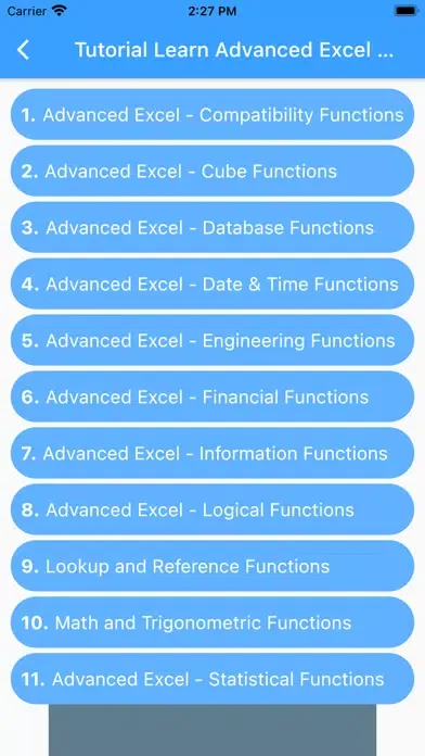 Tangkapan skrin Learn Advanced Excel Functions